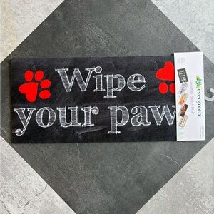 NWT - Sassafras Mat insert - “Wipe Your Paws”